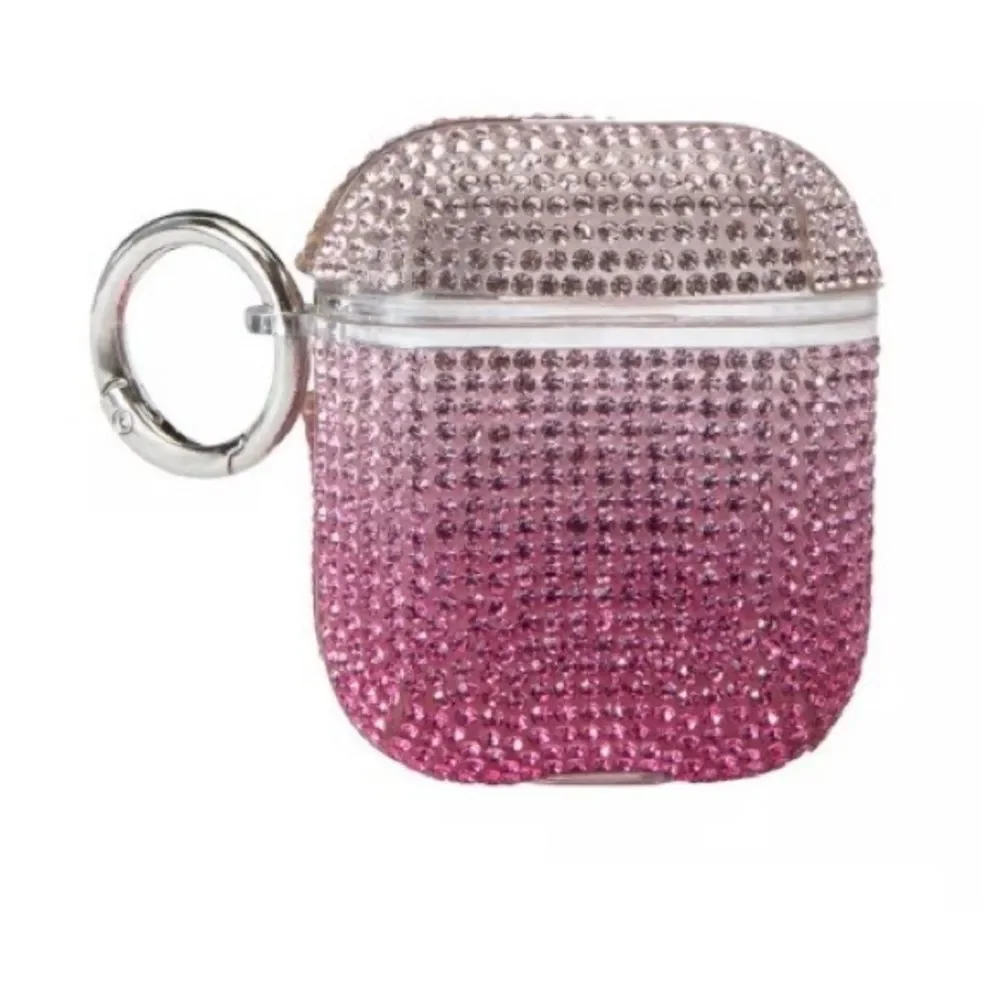 🛍️Pink Rhinestone AirPods Bling Case for AirPods Gen1/2 💥